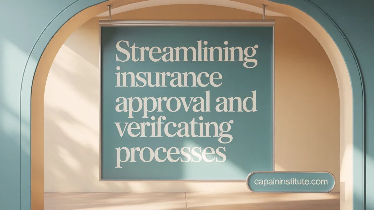 Streamlining Insurance Approval and Verification Processes