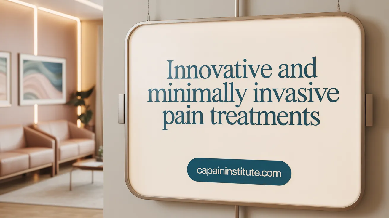 Innovative and Minimally Invasive Pain Treatments