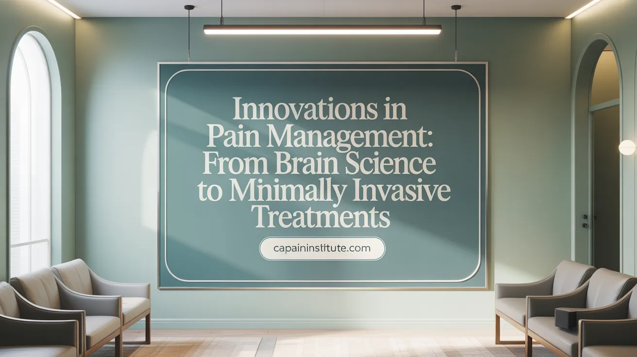 Innovations in Pain Management: From Brain Science to Minimally Invasive Treatments