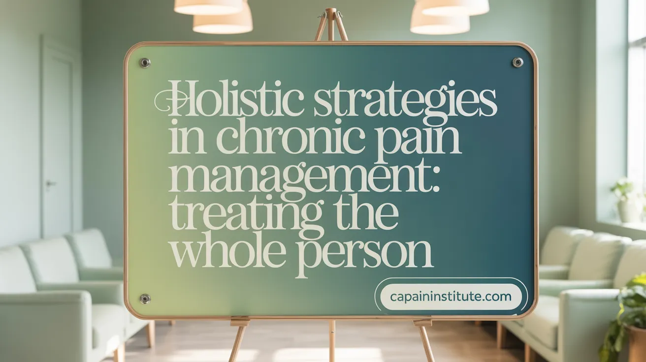 Holistic Strategies in Chronic Pain Management: Treating the Whole Person