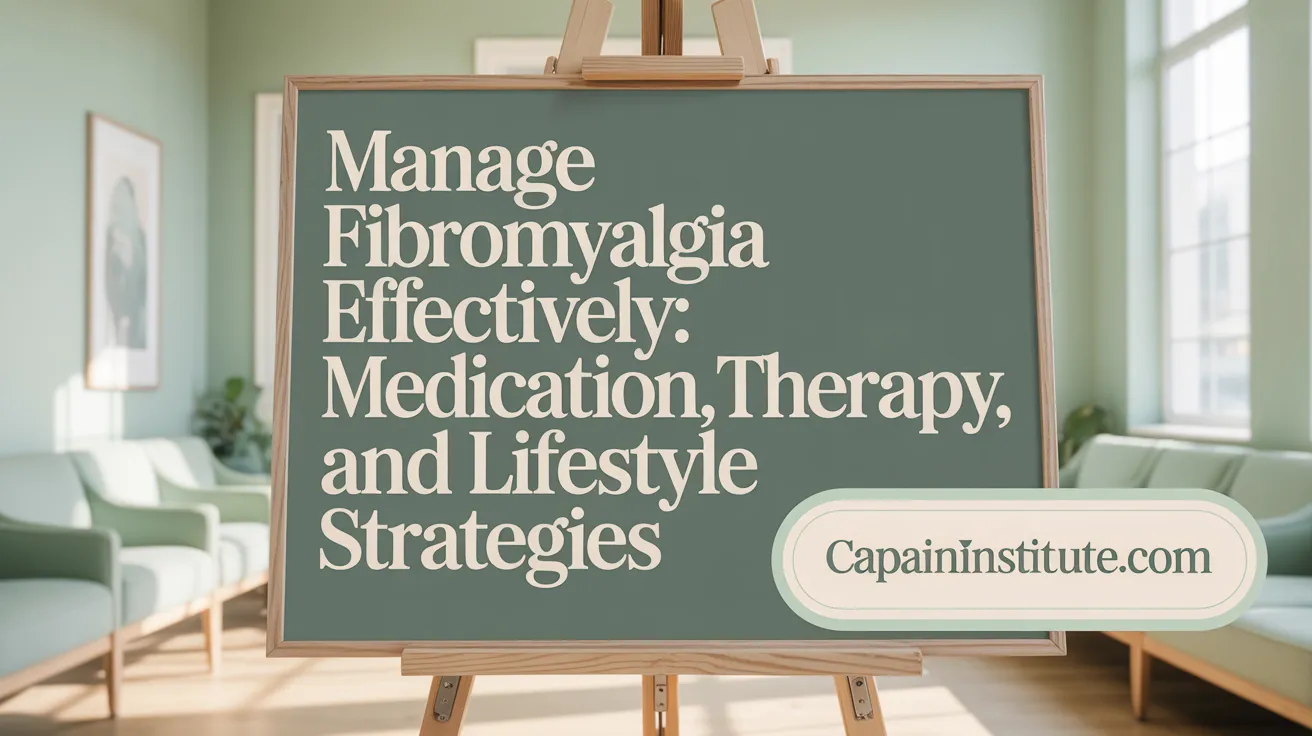 Manage Fibromyalgia Effectively: Medication, Therapy, and Lifestyle Strategies