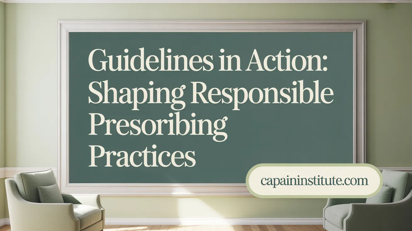 Guidelines in Action: Shaping Prescribing Practices