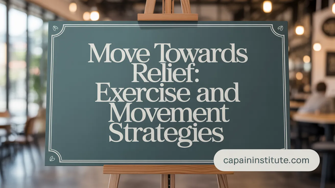Move Towards Relief: Exercise and Movement Strategies
