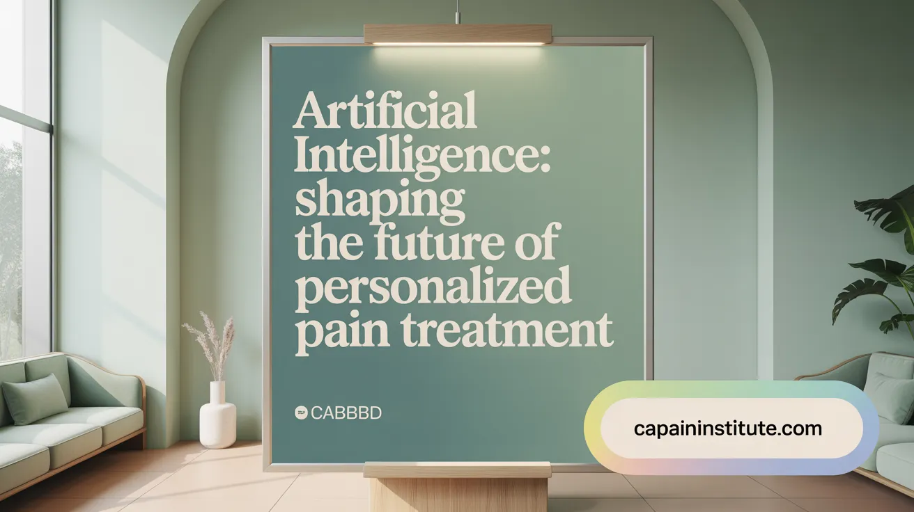 Artificial Intelligence: Shaping the Future of Personalized Pain Treatment
