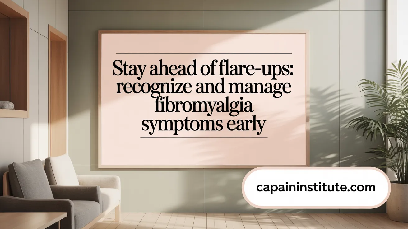 Stay Ahead of Flare-Ups: Recognize and Manage Fibromyalgia Symptoms Early