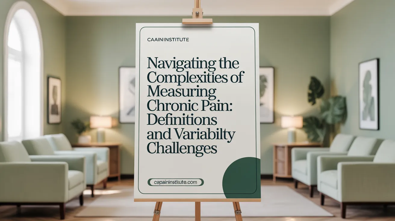 Navigating the Complexities of Measuring Chronic Pain: Definitions and Variability Challenges