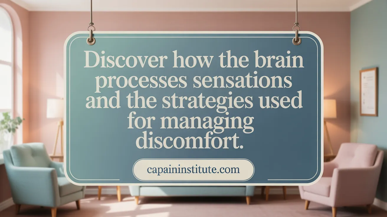 Discover how the brain processes pain and the strategies used for pain management.