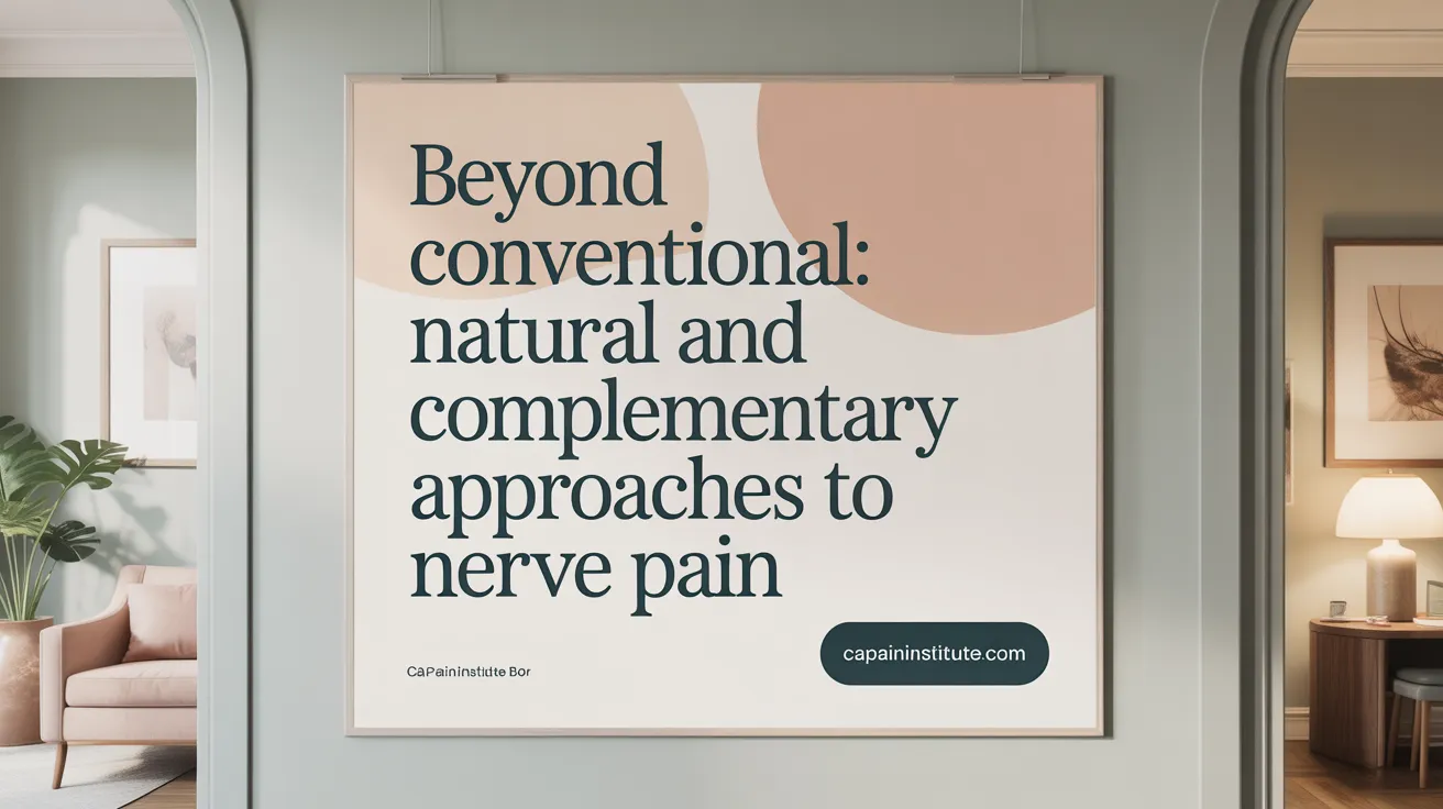 Beyond Conventional: Natural and Complementary Approaches to Nerve Pain