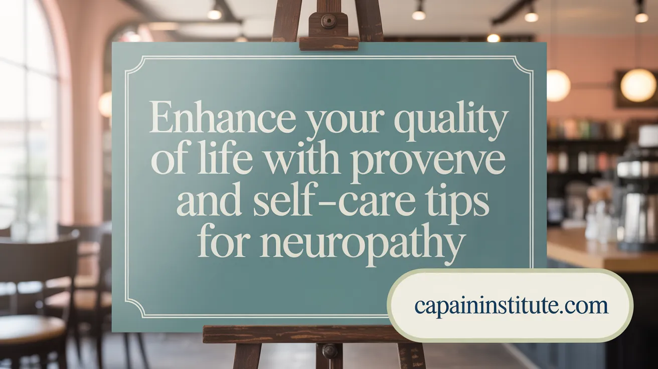 Enhance Your Quality of Life with Proven Lifestyle and Self-Care Tips for Neuropathy