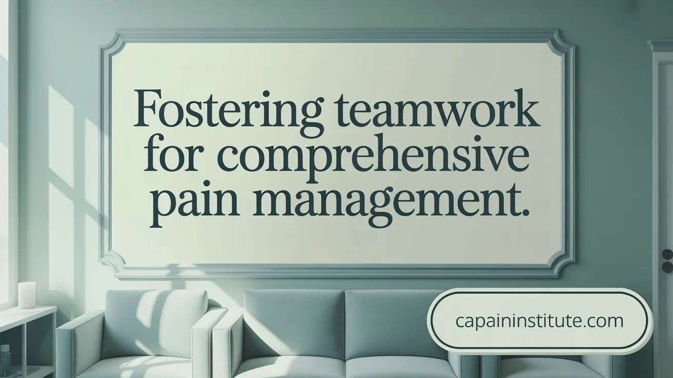 Fostering Teamwork for Comprehensive Pain Management