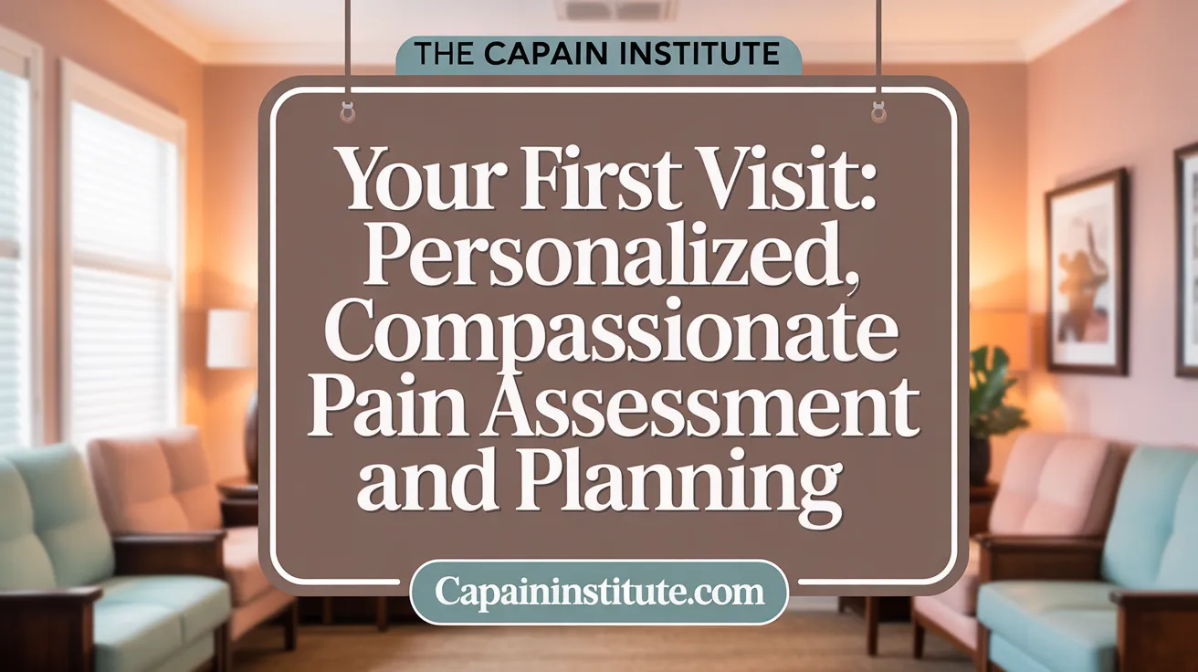 Your First Visit: Personalized, Compassionate Pain Assessment and Planning
