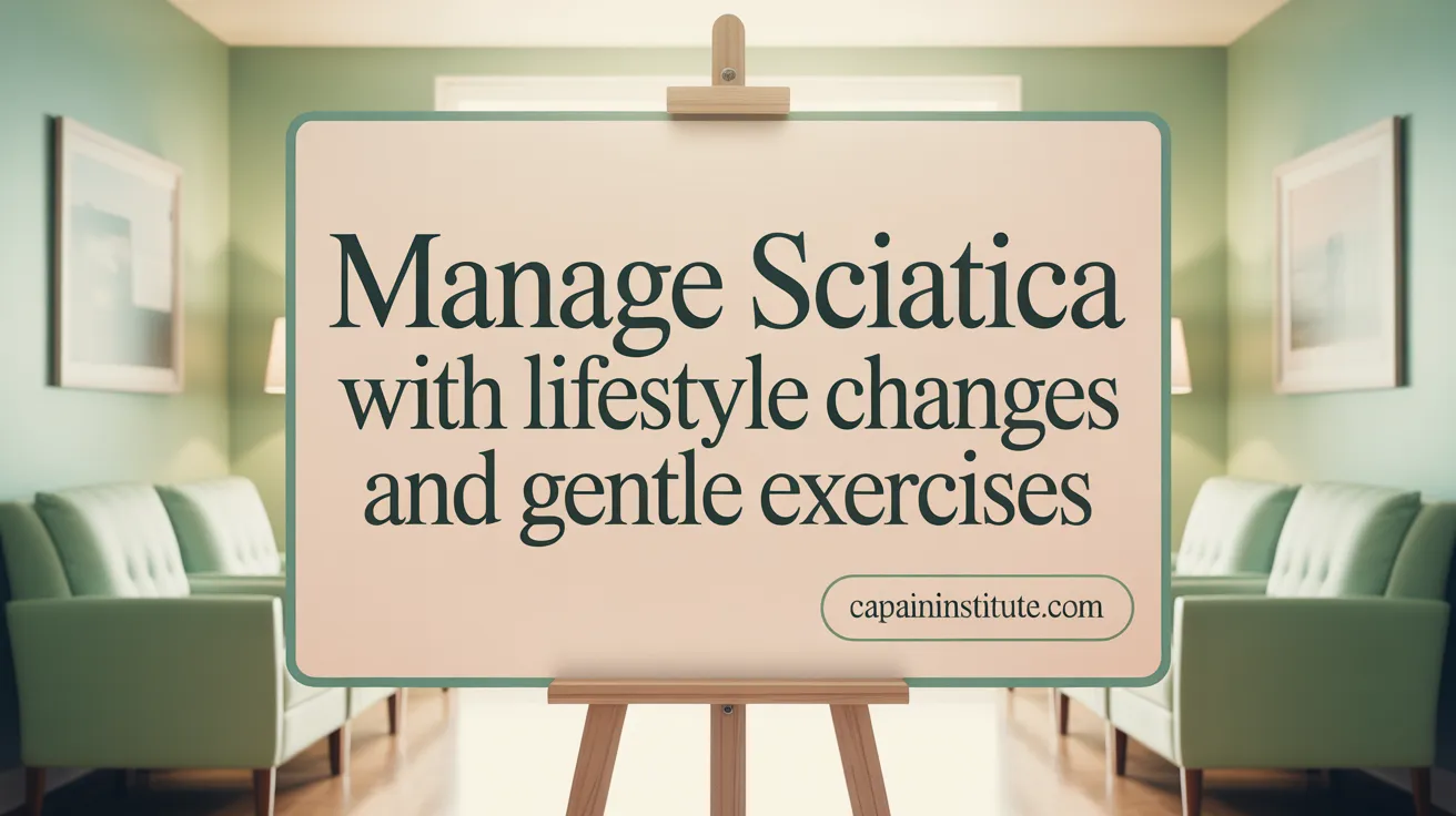 Manage Sciatica with Lifestyle Changes and Gentle Exercises