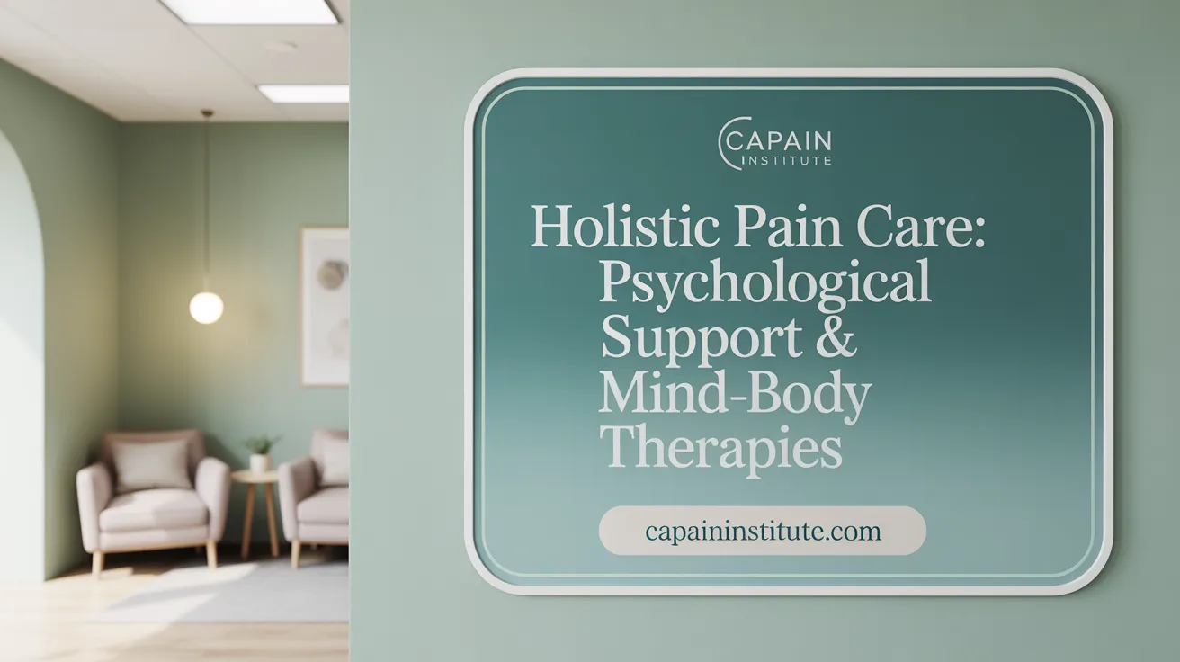 Holistic Pain Care: Psychological Support & Mind-Body Therapies