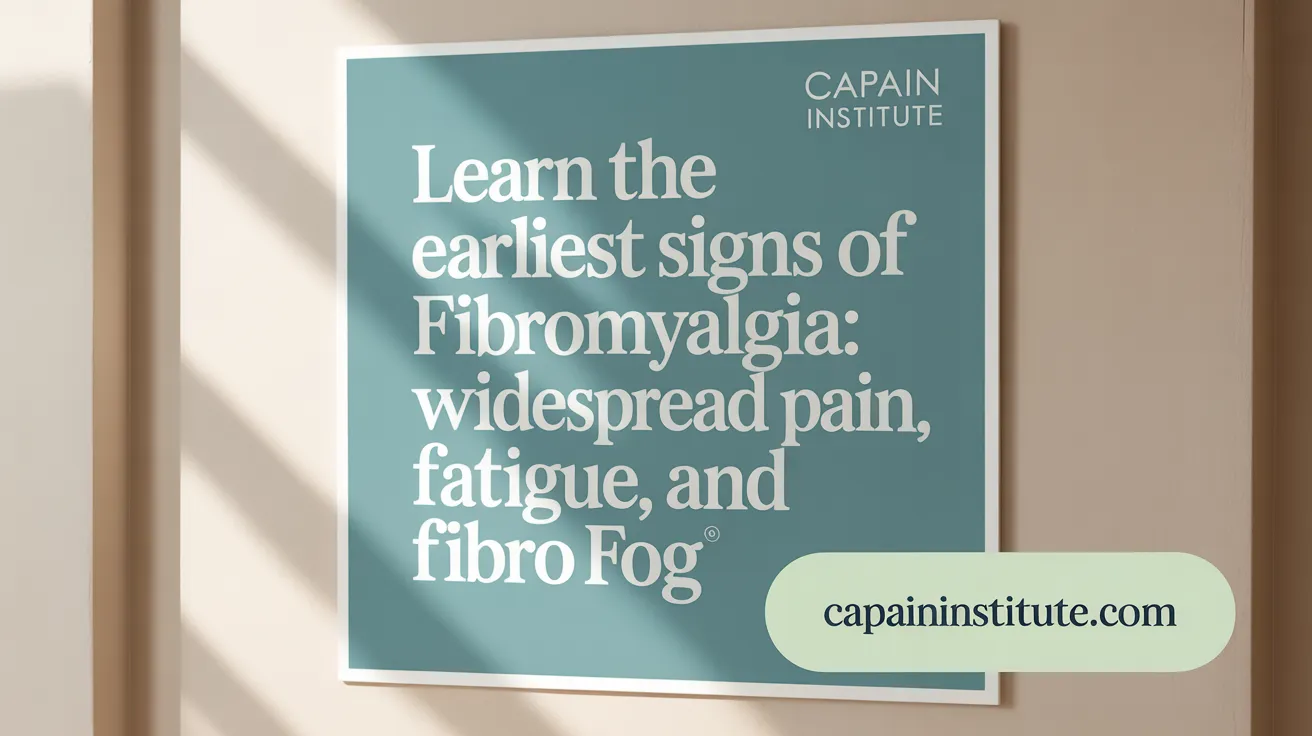 Learn the Earliest Signs of Fibromyalgia: Widespread Pain, Fatigue, and Fibro Fog