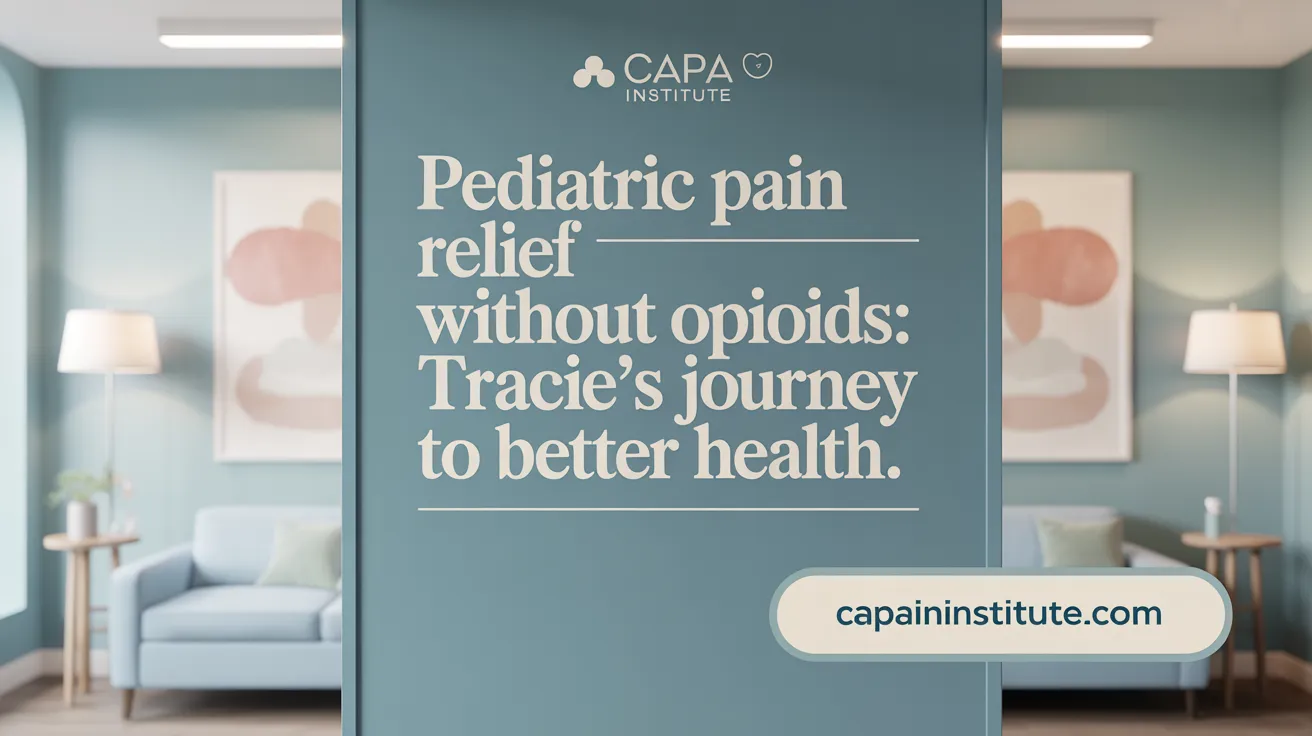 Pediatric Pain Relief Without Opioids: Tracie's Journey to Better Health
