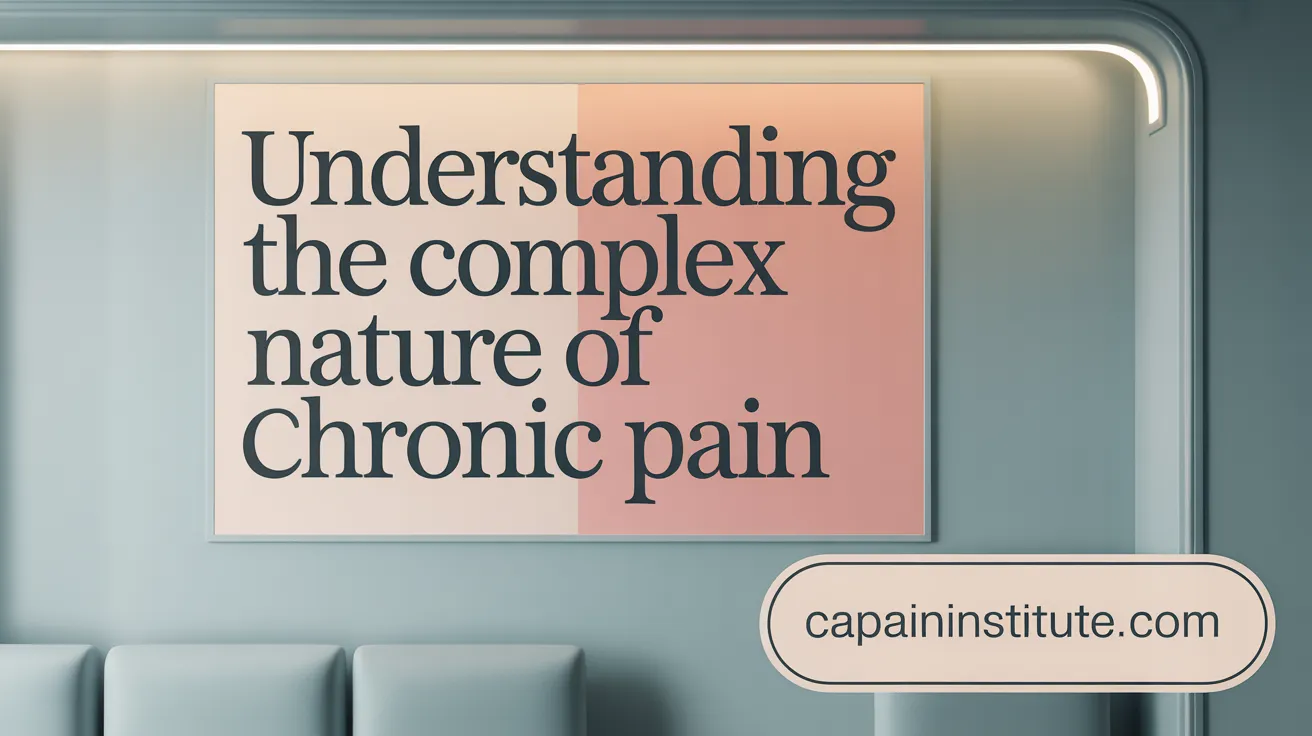 Understanding the Complex Nature of Chronic Pain