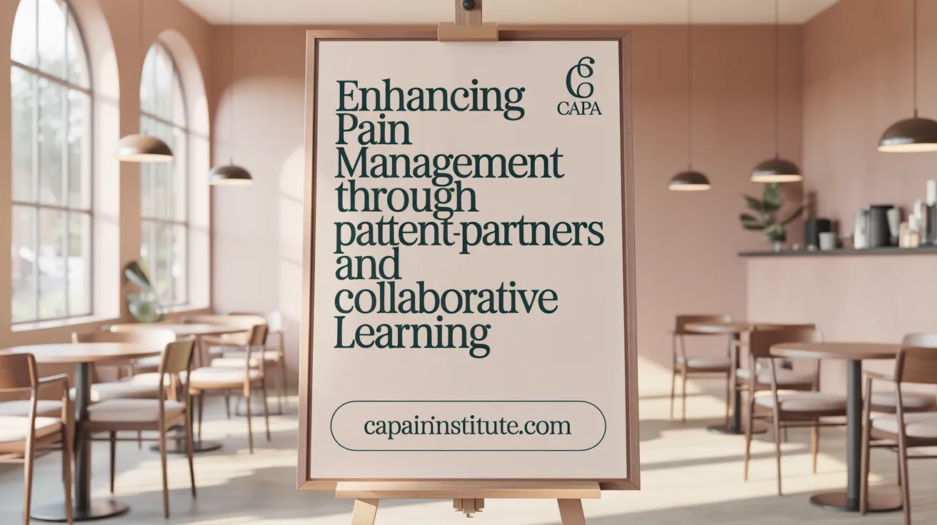 Enhancing Pain Management Through Patient-Partners and Collaborative Learning