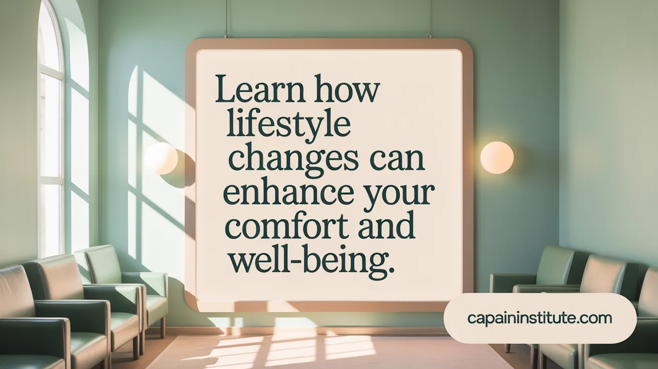 Learn how lifestyle changes can significantly improve your pain management strategy.