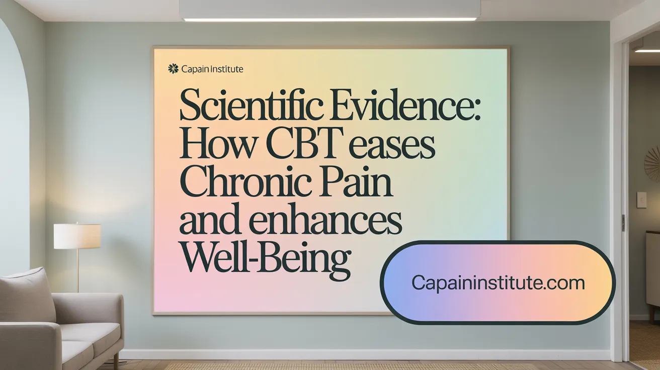 Scientific Evidence: How CBT Eases Chronic Pain and Enhances Well-being