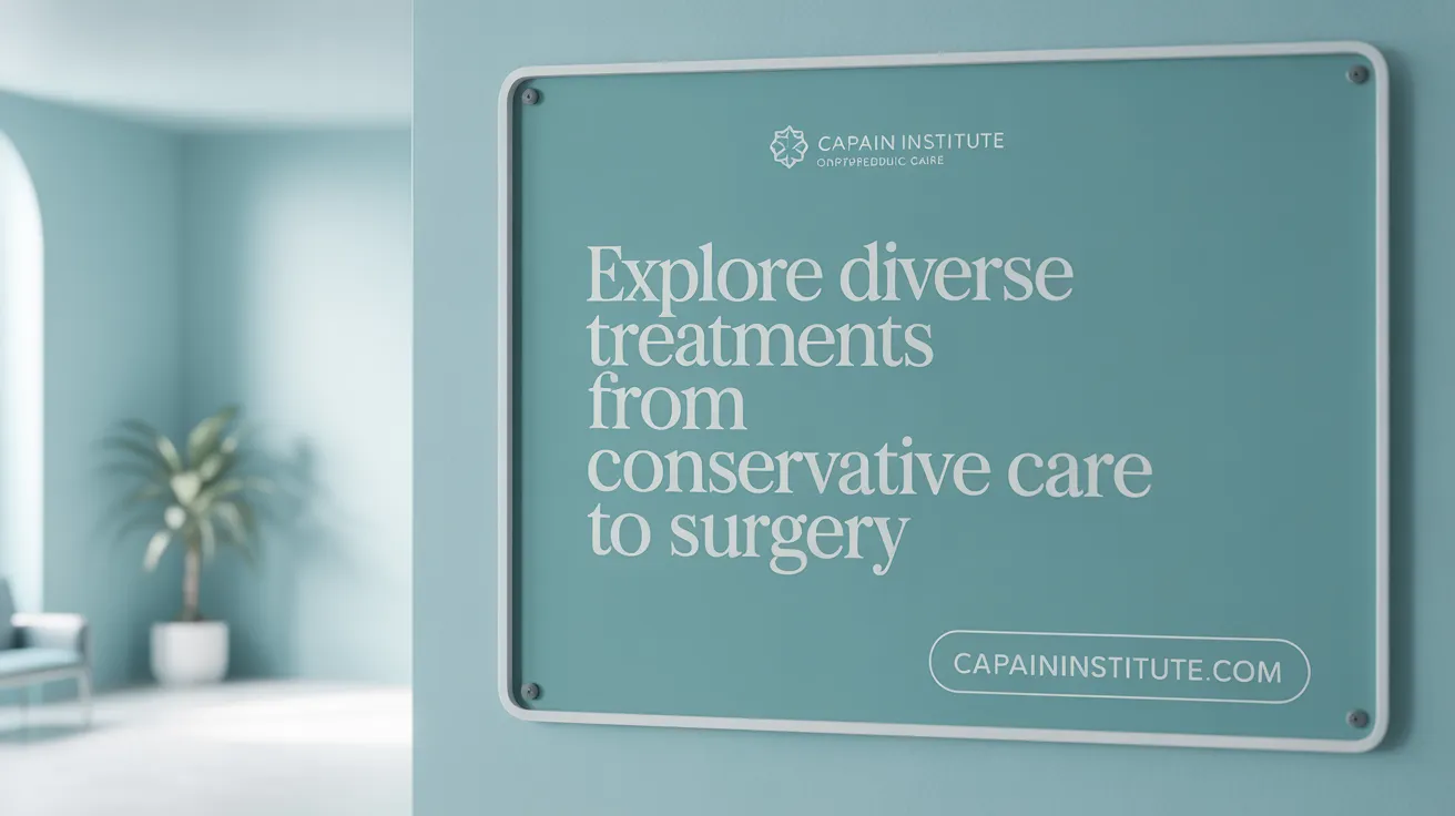 Explore Diverse Treatments from Conservative Care to Surgery