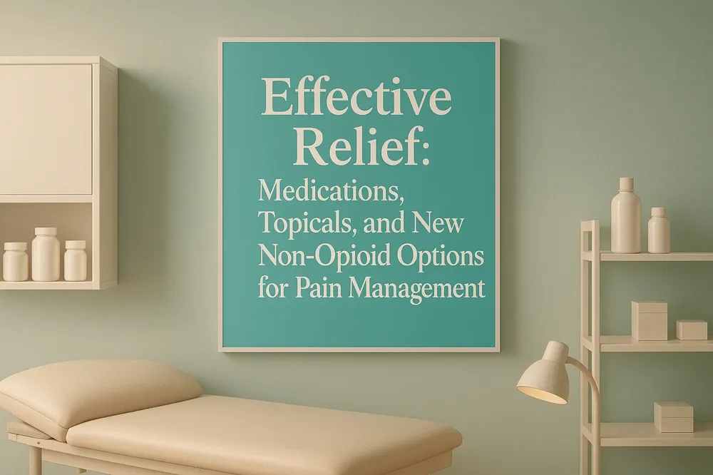 Effective Relief: Medications, Topicals, and New Non-Opioid Options for Pain Management