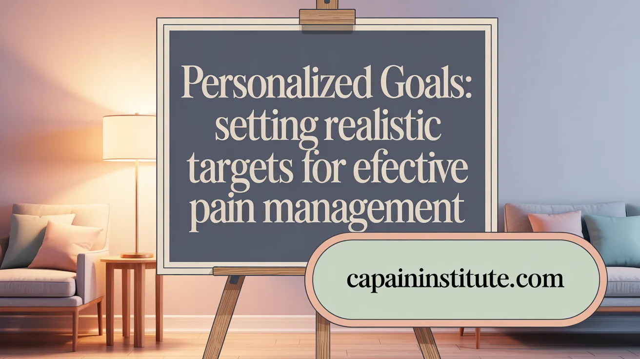 Personalized Goals: Setting Realistic Targets for Effective Pain Management
