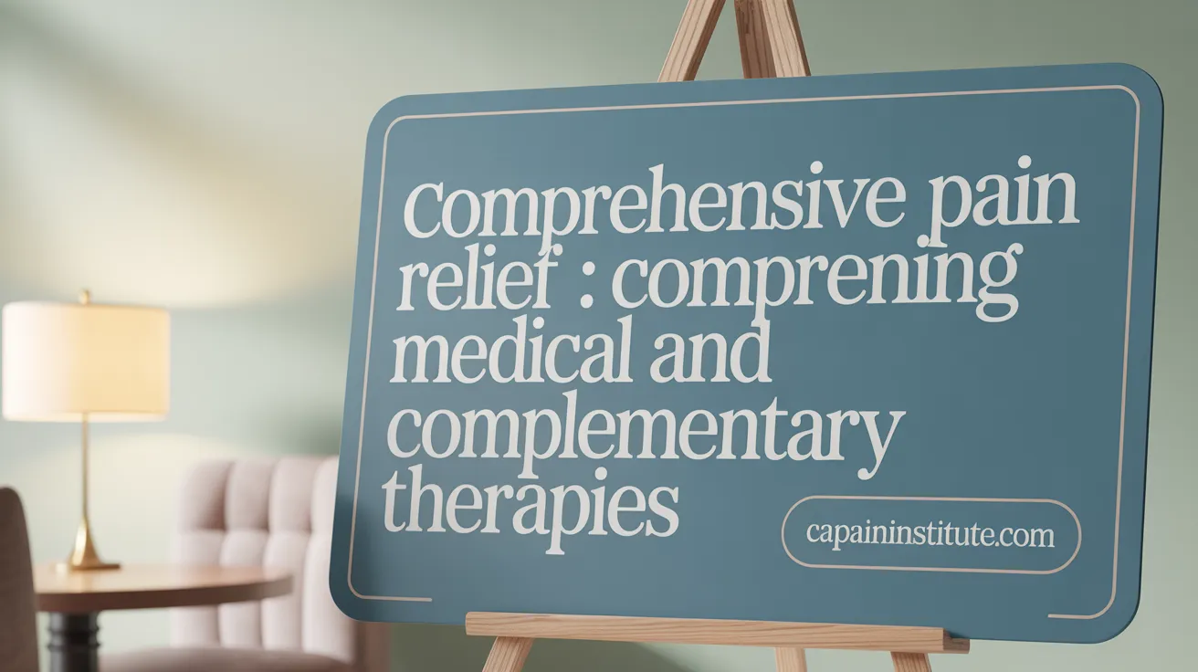 Comprehensive Pain Relief: Combining Medical and Complementary Therapies
