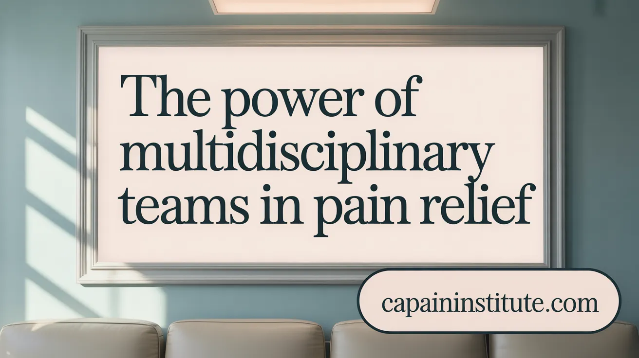 The Power of Multidisciplinary Teams in Pain Relief