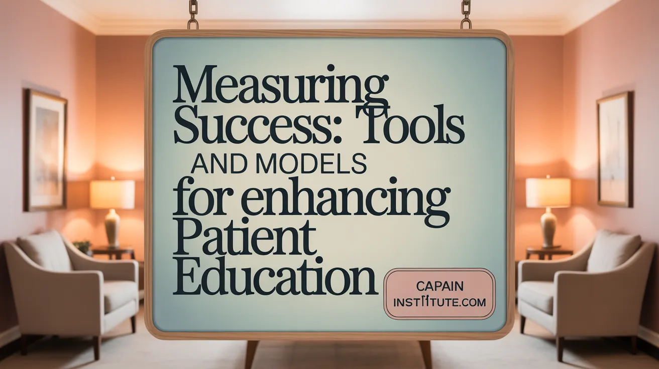 Measuring Success: Tools and Models for Assessing Patient Education