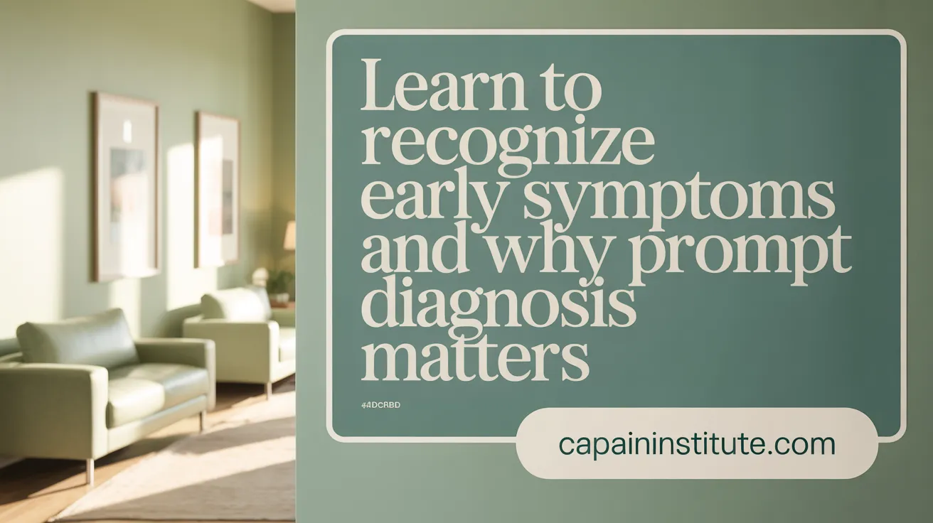 Learn to Recognize Early Symptoms and Why Prompt Diagnosis Matters