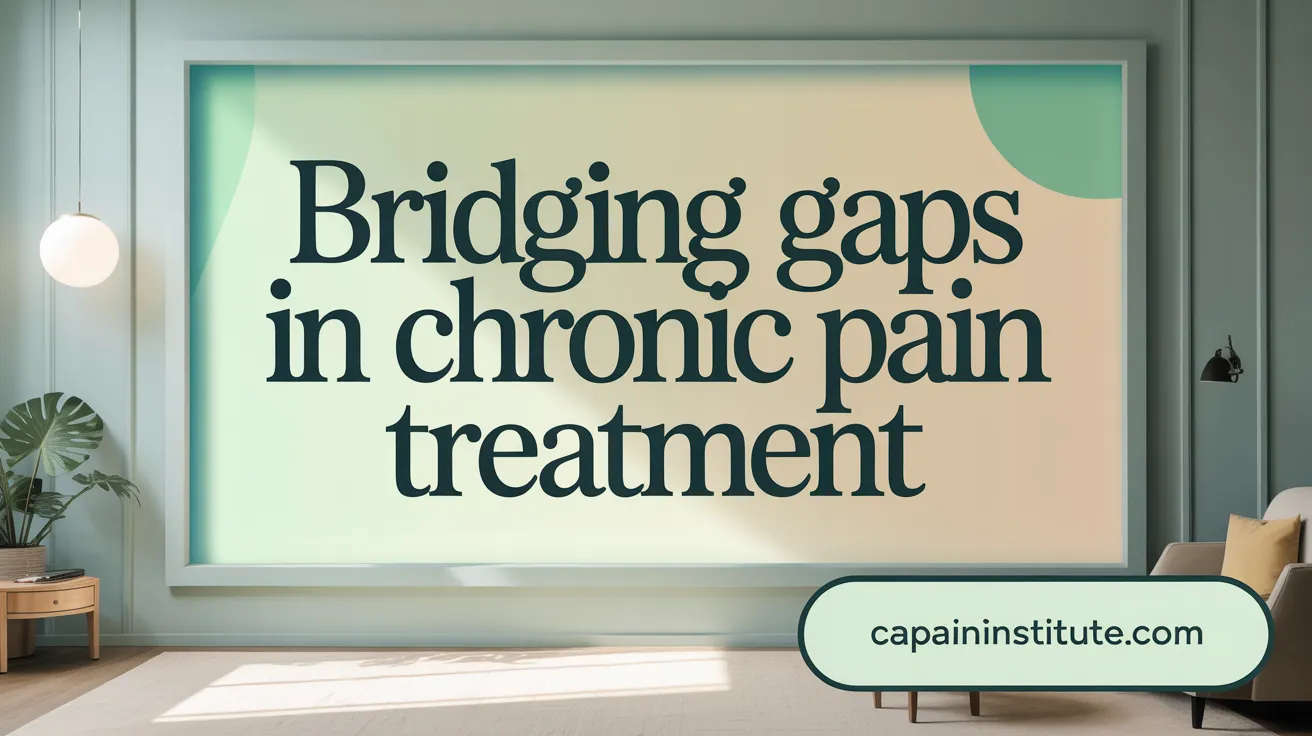 Bridging Gaps in Chronic Pain Treatment