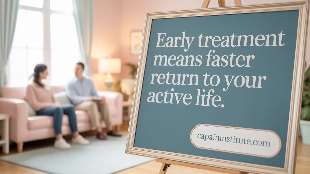 Early Treatment Means Faster Return to Your Active Life