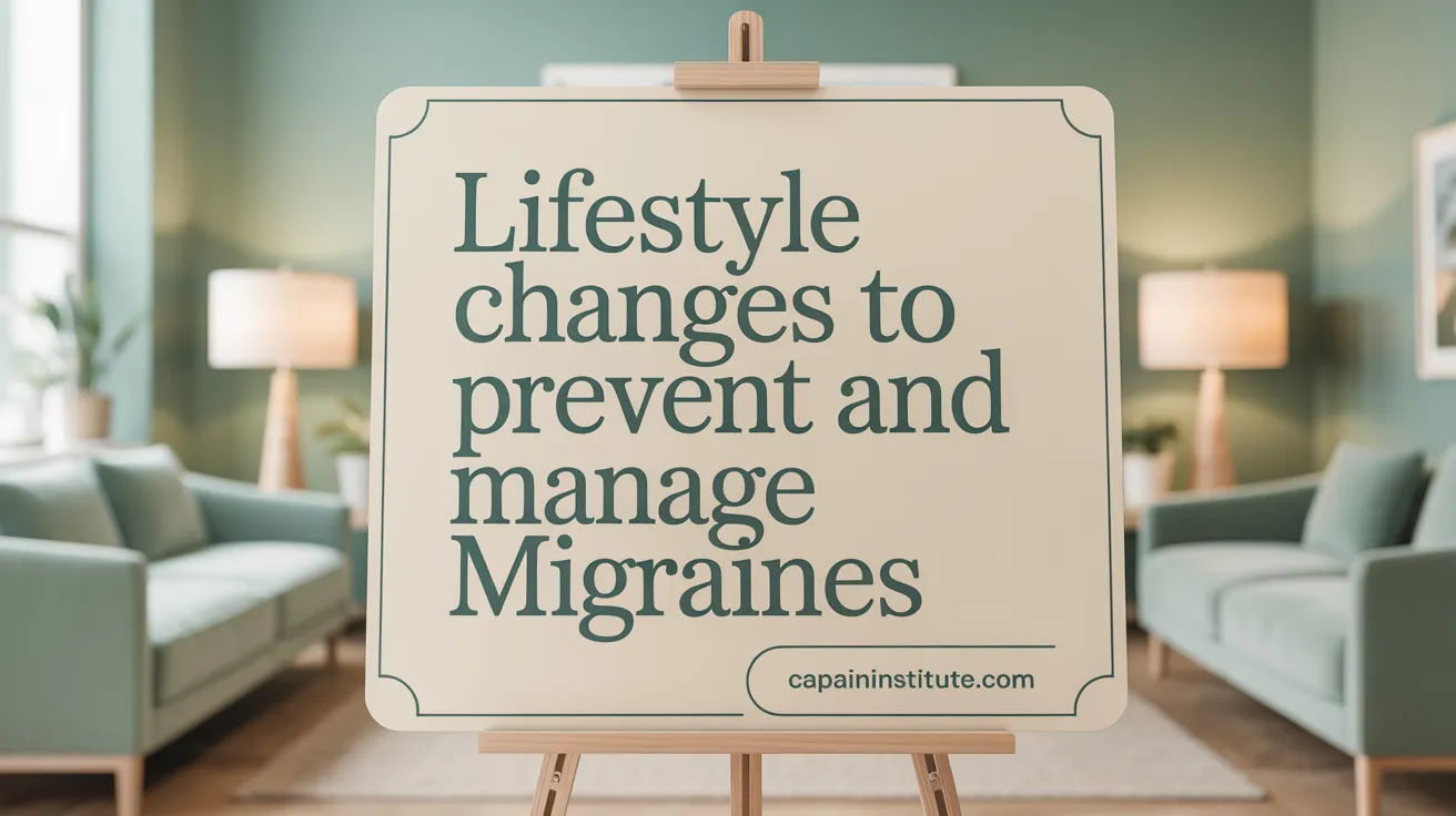 Lifestyle Changes to Prevent and Manage Migraines