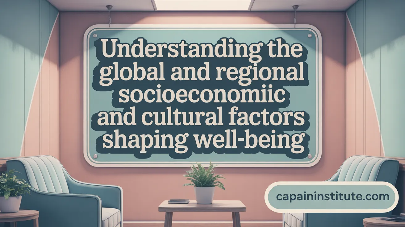 Understanding the Global and Regional Socioeconomic and Cultural Factors Shaping Chronic Pain