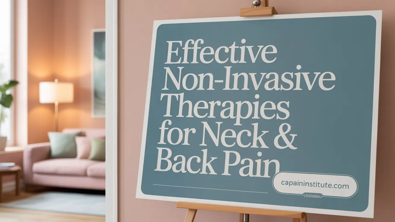 Effective Non-Invasive Therapies for Neck & Back Pain