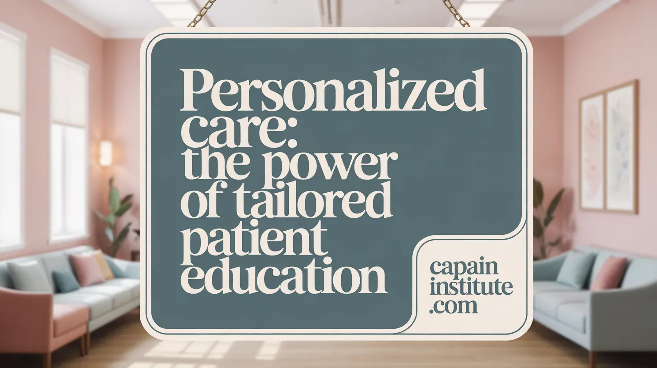 Personalized Care: The Power of Tailored Patient Education