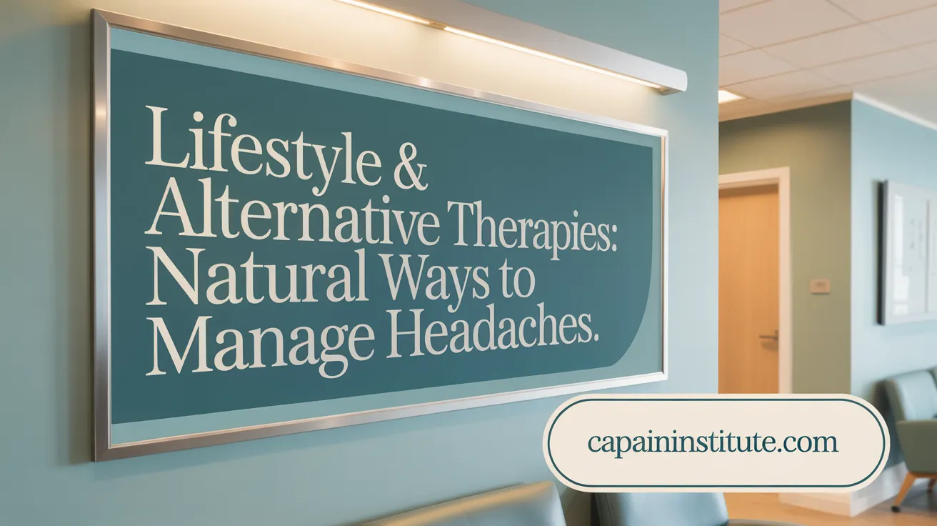Lifestyle & Alternative Therapies: Natural Ways to Manage Headaches