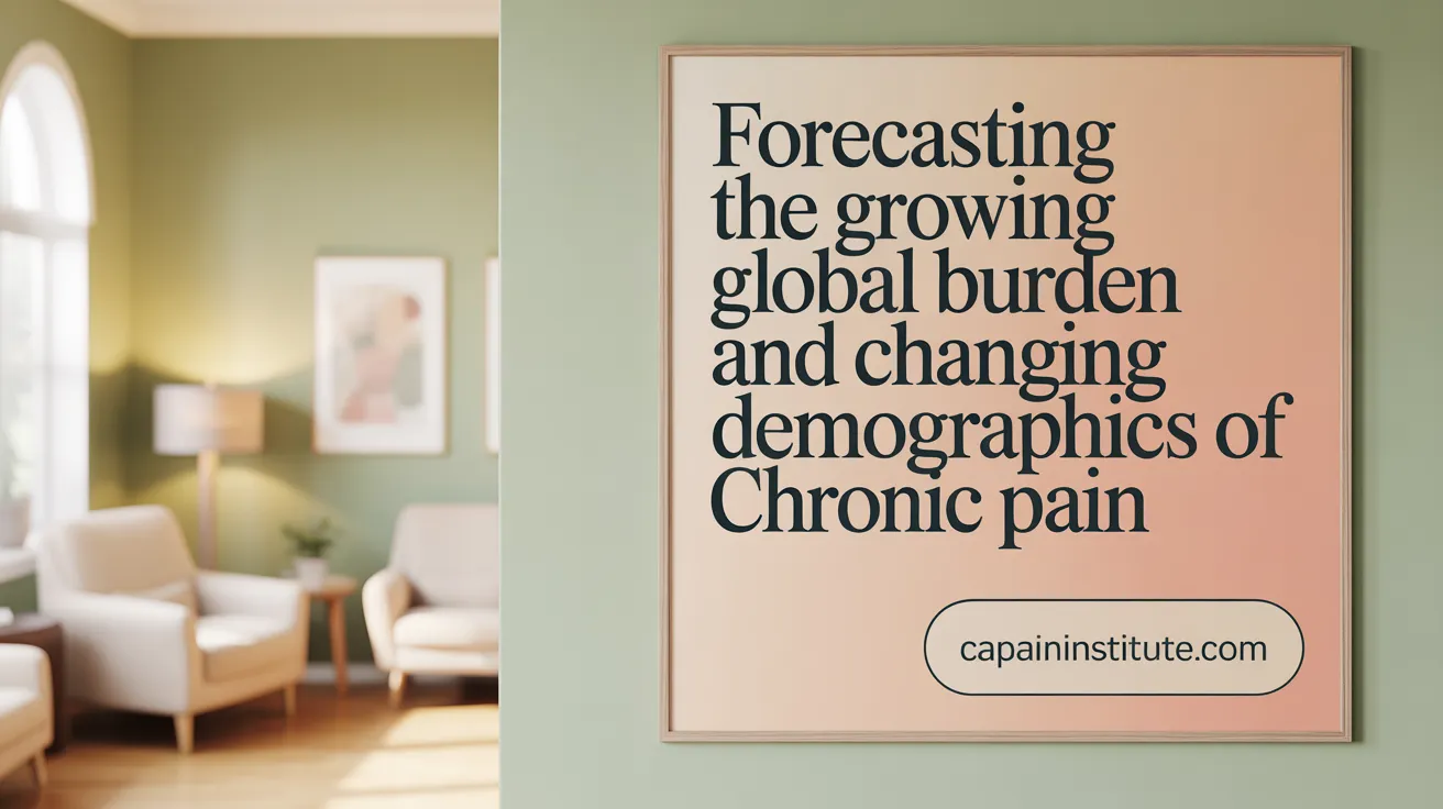 Forecasting the Growing Global Burden and Changing Demographics of Chronic Pain
