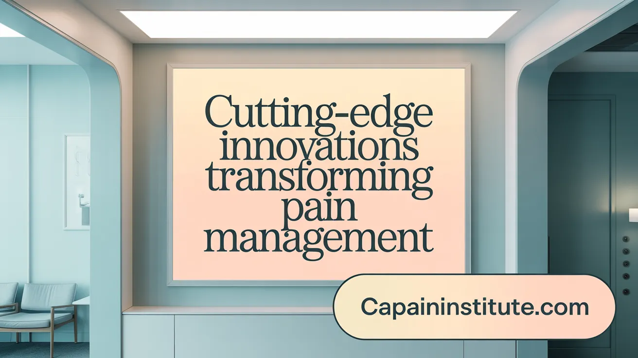 Cutting-Edge Innovations Transforming Pain Management