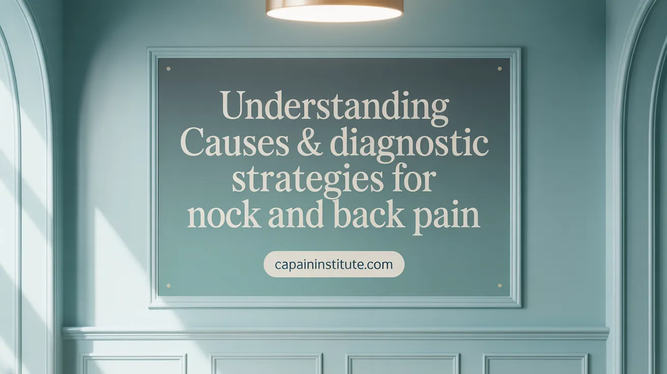 Understanding Causes & Diagnostic Strategies for Neck and Back Pain