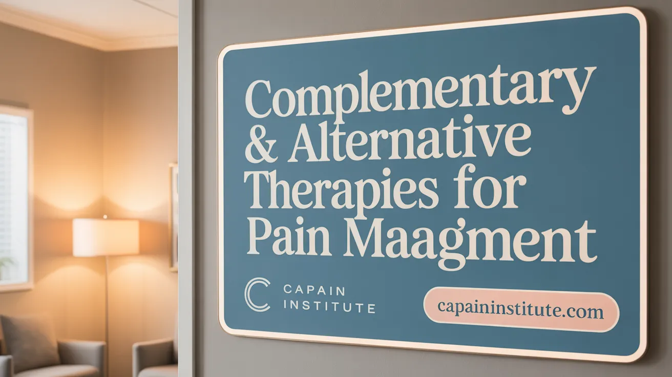 Complementary & Alternative Therapies for Pain Management