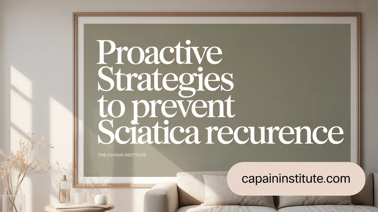 Proactive Strategies to Prevent Sciatica Recurrence