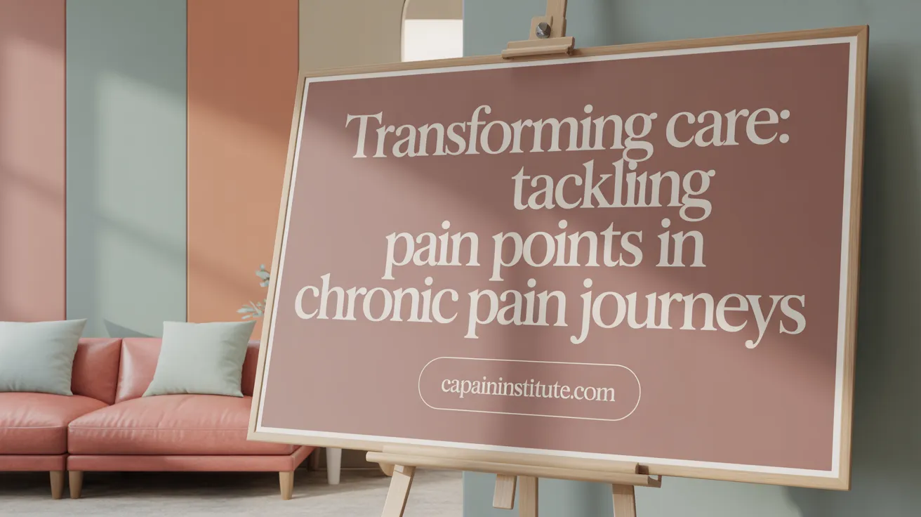 Transforming Care: Tackling Pain Points in Chronic Pain Journeys