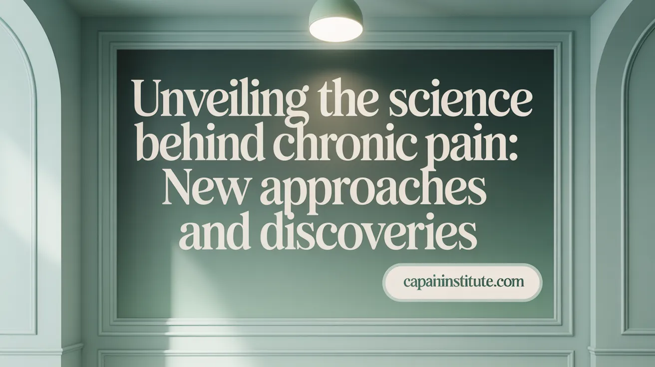 Unveiling the Science Behind Chronic Pain: New Approaches and Discoveries