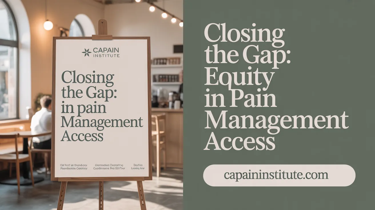 Closing the Gap: Equity in Pain Management Access