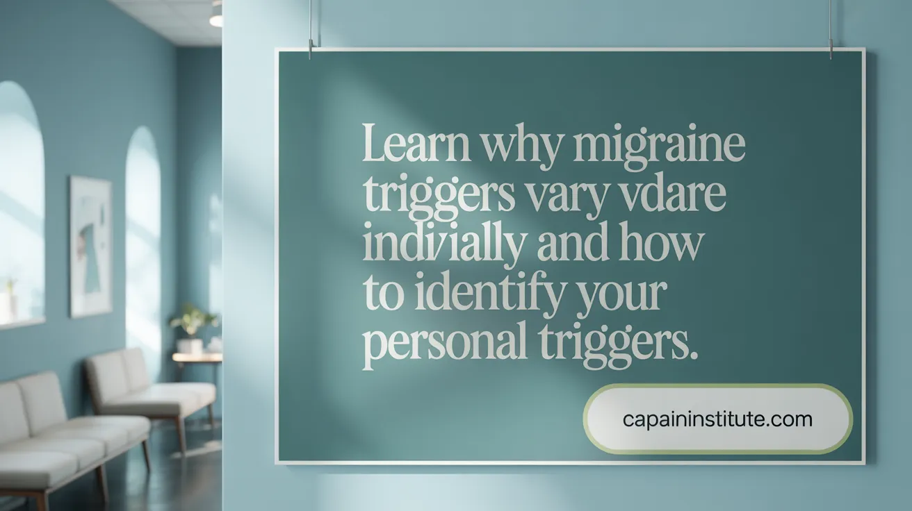 Learn why migraine triggers vary individually and how to identify your personal triggers.