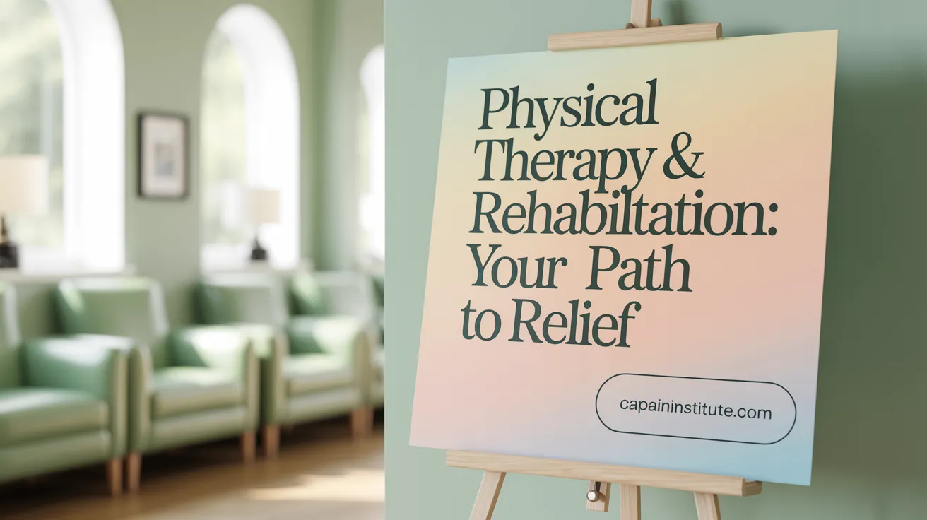 Physical Therapy & Rehabilitation: Your Path to Relief