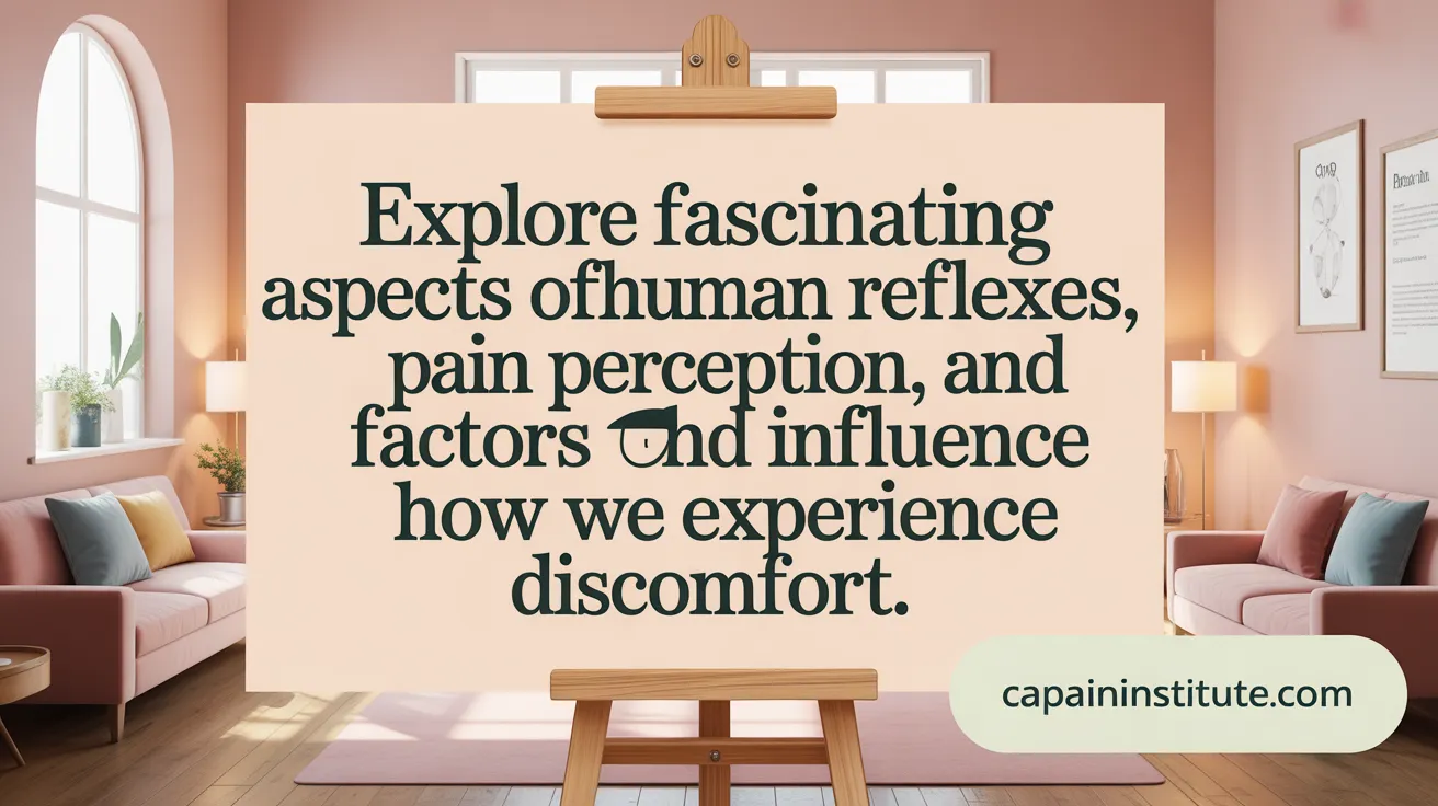 Gain insights into reflex responses, pain tolerance, and factors influencing pain variability.