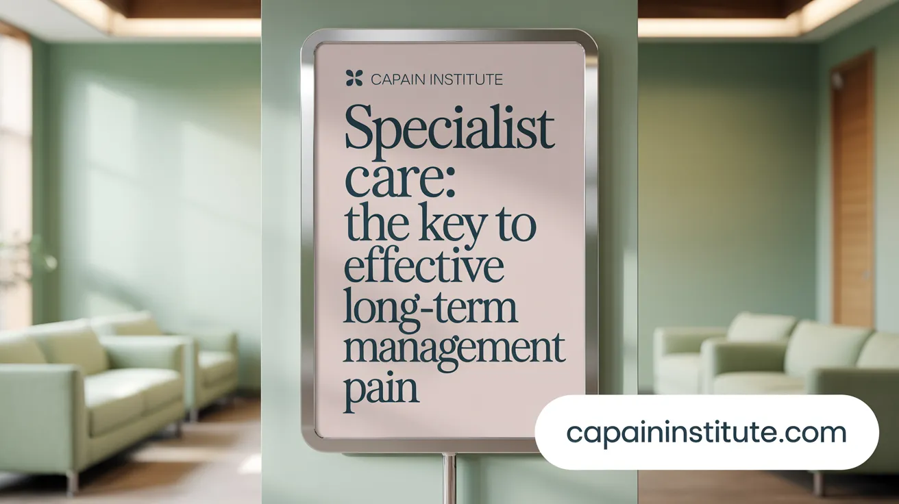 Specialist Care: The Key to Effective Long-Term Pain Management