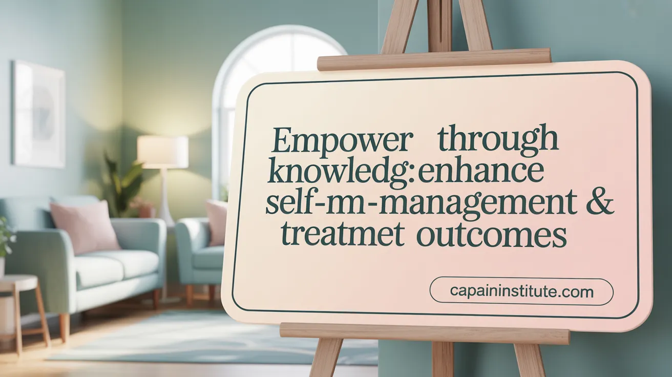 Empower through Knowledge: Improve Self-Management & Treatment Outcomes
